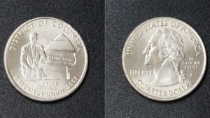 США набір із шести монет 25 центів серії Штати та території США - Зображення 2