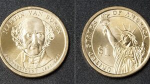 США 1 долар - 8 президент Мартін Ван Бюрен (1837-1841) - 2008 рік - Зображення 1