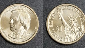 США 1 долар - 17 президент Ендрю Джонсон (1865-1869) - 2011 рік - Зображення 1