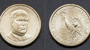 США 1 долар - 25 президент Вільям Мак-Кінлі (1897-1901) - 2013 рік - Зображення 1