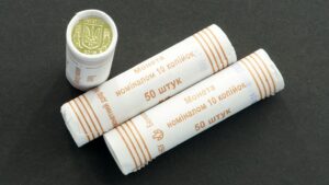 Україна 10 копійок - рол монет - 2019 рік - Зображення 1