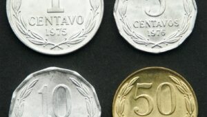 Чилі набір монет 1975-1979 років - Зображення 1