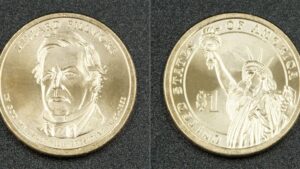 США 1 долар - 13 президент Міллард Філлмор (1850-1853) - 2010 рік - Зображення 1