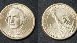 США 1 долар - 1 президент Джордж Вашингтон (1789-1797) - 2007 рік - Зображення 1