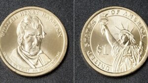 США 1 долар - 9 президент Вільям Генрі Гаррісон (1841) - 2009 рік - Зображення 1