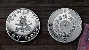 Україна 5 гривень - Рік Дракона у сувенірному пакованні - 2023 рік - Зображення 1