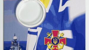 Блістер для монети - 10 гривень - 100-річчя створення Українського військово-морського флоту - Зображення 1