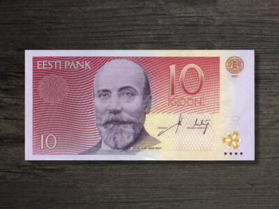 Банкнота Естонія 10 крон - 2007 рік - аверс