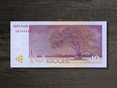 Банкнота Естонія 10 крон - 2007 рік - реверс