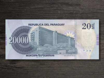 Банкнота Парагвай 20000 гуарані - 2011 рік - реверс