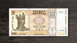 Банкнота Молдова 100 леїв - 2015 рік - аверс