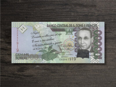 Банкнота Сан-Томе і Принсіпі 100000 добр - 2013 рік - аверс