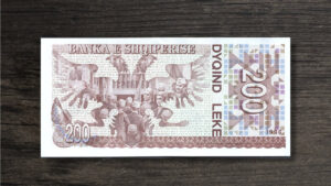 Банкнота Албанія 200 леків - 1994 рік - реверс