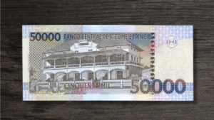 Банкнота Сан-Томе і Принсіпі 50000 добр - 2013 рік - реверс
