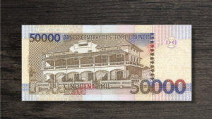Банкнота Сан-Томе і Принсіпі 50000 добр - 1996 рік - реверс