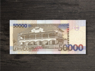 Банкнота Сан-Томе і Принсіпі 50000 добр - 1996 рік - реверс