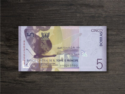 Банкнота Сан-Томе і Принсіпі 5 добр - 2020 рік - аверс