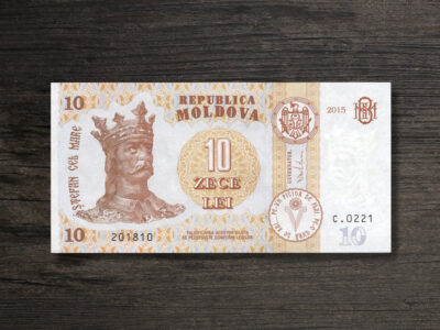 Банкнота Молдова 10 леїв - 2015 рік - аверс