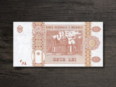 Банкнота Молдова 10 леїв - 2015 рік - реверс