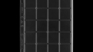 Mingt аркуші для монет в квадратних капсулах