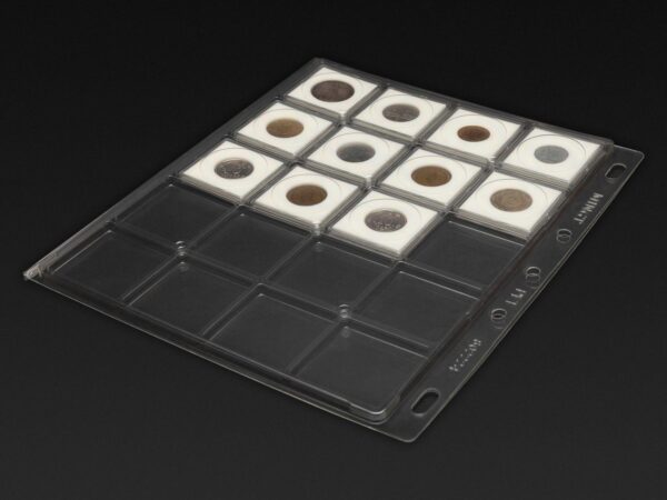 Mingt аркуші для монет в квадратних капсулах з капсулами