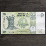 Банкнота Молдова 20 леїв - 2015 рік - аверс