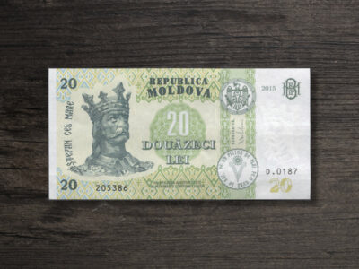 Банкнота Молдова 20 леїв - 2015 рік - аверс