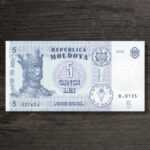 Банкнота Молдова 5 леїв - 2015 рік - аверс