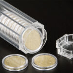 Тубус для монет 27 мм з монетами
