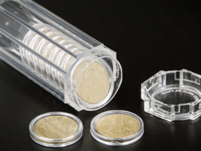 Тубус для монет 27 мм з монетами
