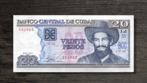 Банкнота Куба 20 песо - 2015 рік - аверс