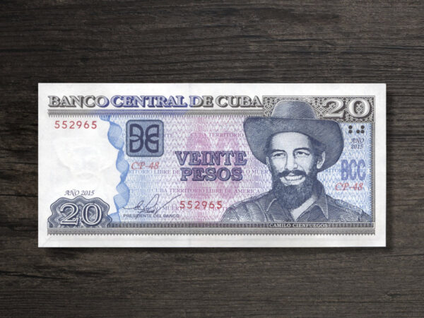 Банкнота Куба 20 песо - 2015 рік - аверс