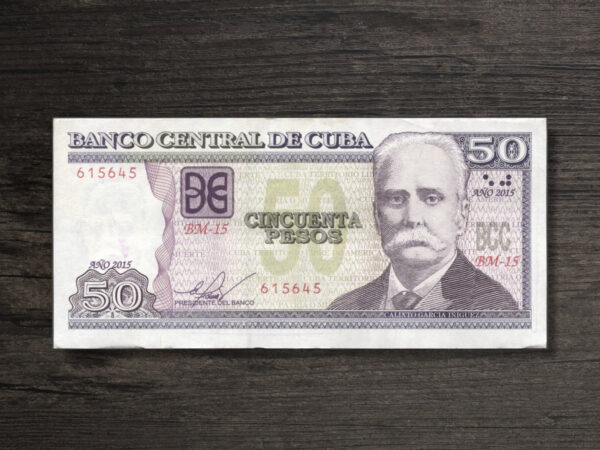 Банкнота Куба 50 песо - 2015 рік - аверс