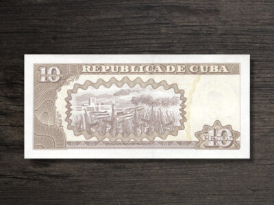 Банкнота Куба 10 песо - 2018 рік - реверс