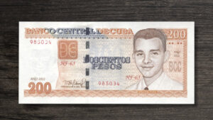 Банкнота Куба 200 песо - 2022 рік - аверс
