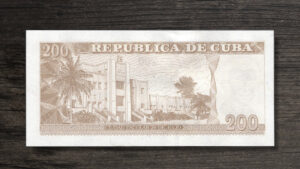 Банкнота Куба 200 песо - 2022 рік - реверс