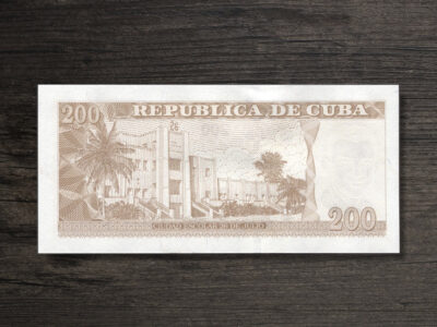 Банкнота Куба 200 песо - 2022 рік - реверс