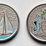 Багамські острови 25 центів - 50 років Центральному банку Багамських островів - 2024 рік