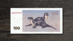 Банкнота Литва 100 талонів - 1992 рік - реверс