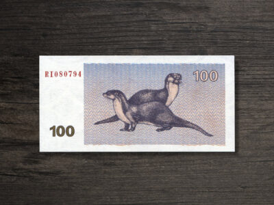 Банкнота Литва 100 талонів - 1992 рік - реверс