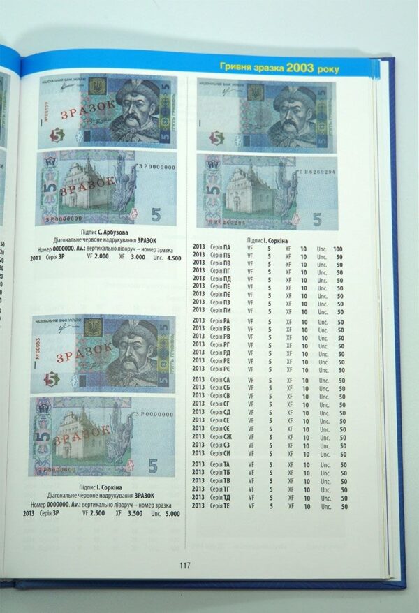 Паперові гроші в обігу України з 1990 р. - Загреба Максим, Яценко Сергій - 3 том - 117 сторінка