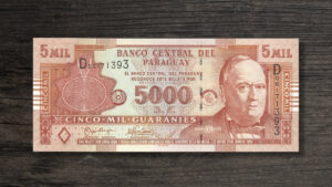 Банкнота Парагвай 5000 гуарані - 2005 рік - аверс