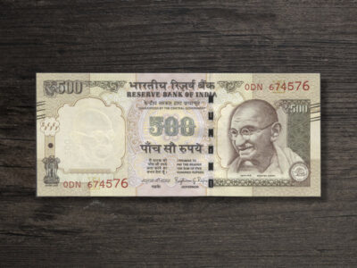 Банкнота Індія 500 рупій - 2016 рік - аверс