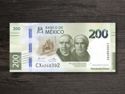 Банкнота Мексика 200 песо - 2021 рік - аверс