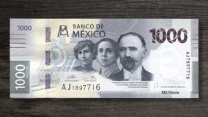 Банкнота Мексика 1000 песо - 2021 рік - аверс