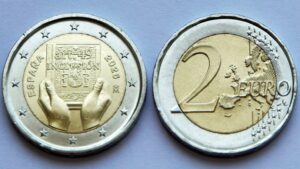 Монета Іспанія 2 євро - Реформа статті 49 Конституції Іспанії - 2026 рік