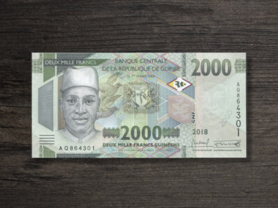 Банкнота Гвінея 2000 франків - 2018 рік - аверс