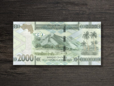 Банкнота Гвінея 2000 франків - 2018 рік - реверс