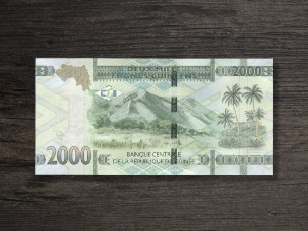 Банкнота Гвінея 2000 франків - 2018 рік - реверс