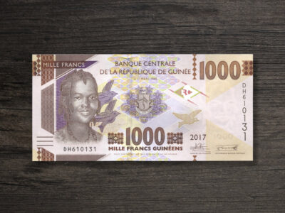 Банкнота Гвінея 1000 франків - 2017 рік - аверс